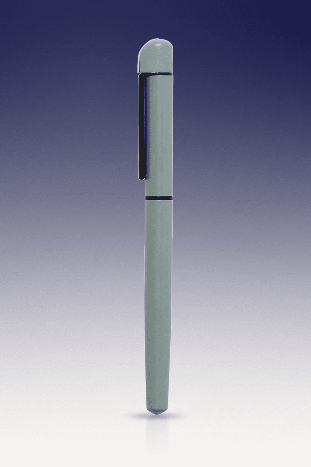Aluminium Click Pen — angle 2