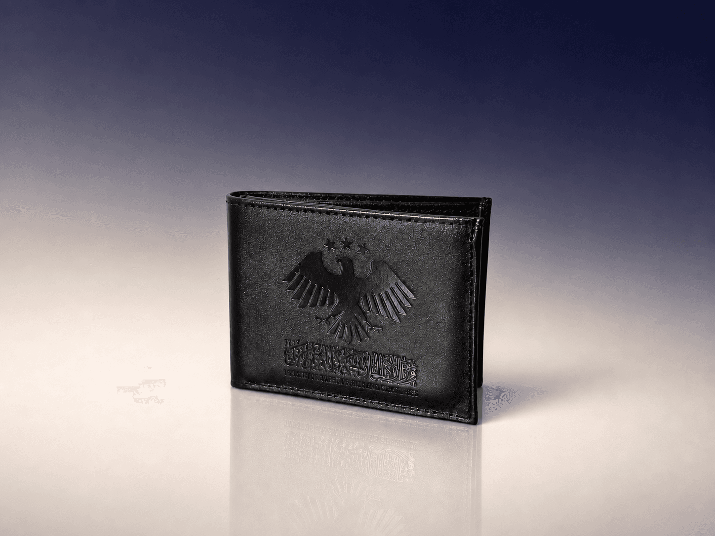 Embossed Leather Wallet